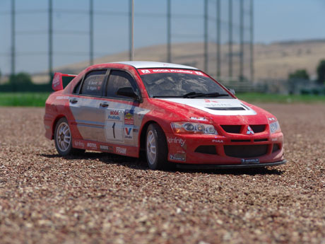 mitsubishi evo rc car