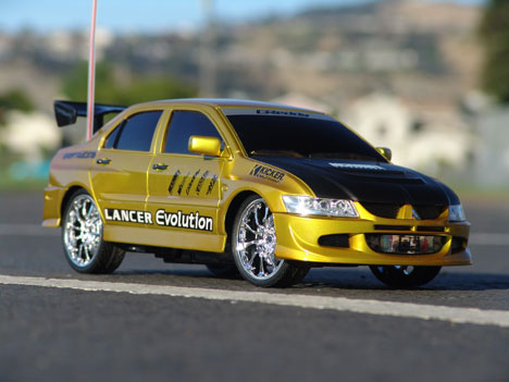 mitsubishi evo remote control car